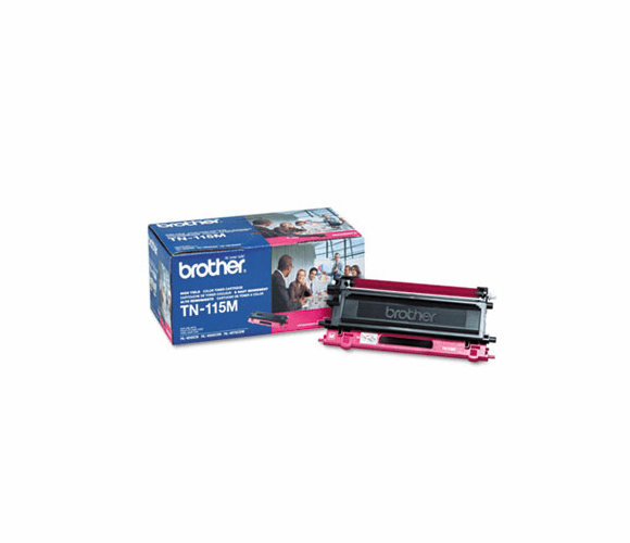 BRTTN115M TN115M High-Yield Toner, 4000 Page-Yield, Magenta By BROTHER INTL. CORP.