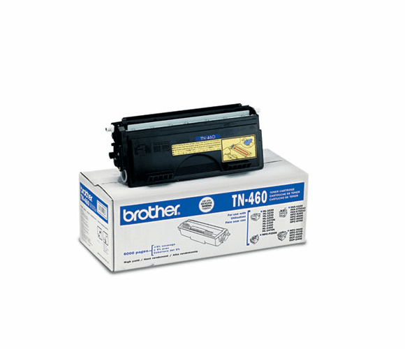 BRTTN460 TN460 High-Yield Toner, 6000 Page-Yield, Black By BROTHER INTL. CORP.