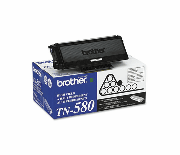 BRTTN580 TN580 High-Yield Toner, 7000 Page-Yield, Black By BROTHER INTL. CORP.