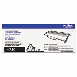 BRTTN750 TN750 (TN-750) High-Yield Toner, 5000 Page-Yield, Black By BROTHER INTL. CORP.