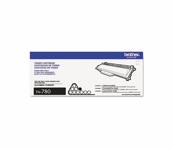 BRTTN780 TN780 (TN-780) Super High-Yield Toner, 12000 Page-Yield, Black By BROTHER INTL. CORP.