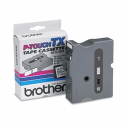 BRTTX2511 TX Tape Cartridge for PT-8000, PT-PC, PT-30/35, 1w, Black on White By BROTHER INTL. CORP.