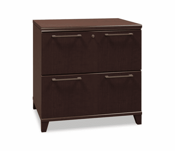 BSH2954MC03 30"W 2-Drawer Lateral File Enterprise: Mocha Cherry By BUSH INDUSTRIES