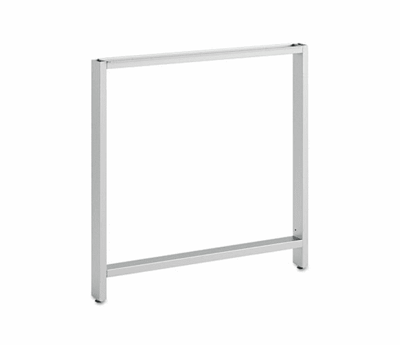 BSH341OLEGSV03 Leg Kit-Rectangular Desk for 30"H Storage Momentum: Silver By BUSH INDUSTRIES