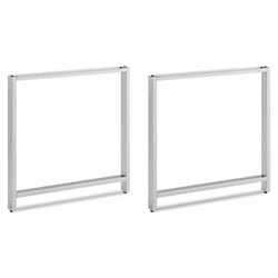 BSH342OLEGSV03 Leg Kit-Freestanding Rectangular Desk Momentum: Silver By BUSH INDUSTRIES