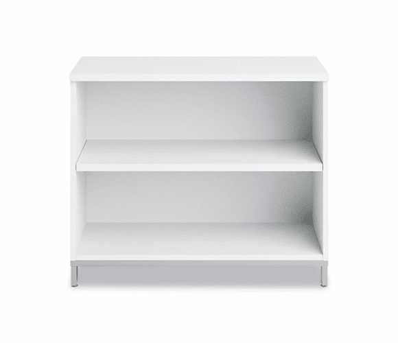 BSH34S30WH 36"W x 30"H Open Storage Momentum: White By BUSH INDUSTRIES