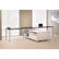 BSH34W72MR 72"W Work Surface Momentum: Mocha Cherry By BUSH INDUSTRIES