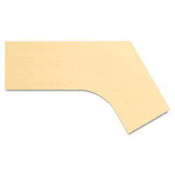 BSH34WDLLAC Dog Leg-Left Work Surface Momentum: Natural Maple By BUSH INDUSTRIES