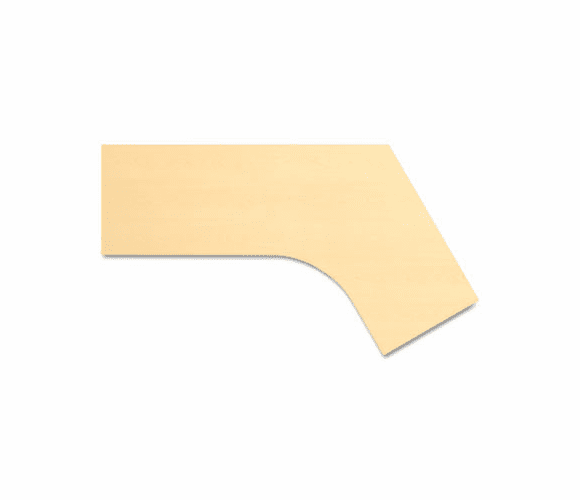 BSH34WDLLAC Dog Leg-Left Work Surface Momentum: Natural Maple By BUSH INDUSTRIES