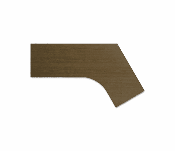 BSH34WDLLMR Dog Leg-Left Work Surface Momentum: Mocha Cherry By BUSH INDUSTRIES