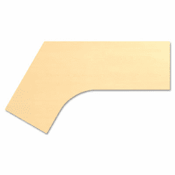 BSH34WDLRAC Dog Leg-Right Work Surface Momentum: Natural Maple By BUSH INDUSTRIES