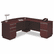 BSH50DLR72A2CS 72"W RH Double Pedestal L-Desk (B/B/F,F/F) Box 2 Milano 2 Harvest Cherry By BUSH INDUSTRIES