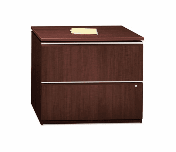 BSH50F36CS 36"W 2-Drawer Lateral File Milano 2 Harvest Cherry By BUSH INDUSTRIES