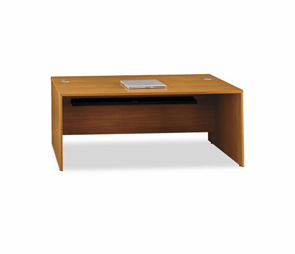 BSHQT0705MC 72"W Desk Shell Quantum Modern Cherry By BUSH INDUSTRIES