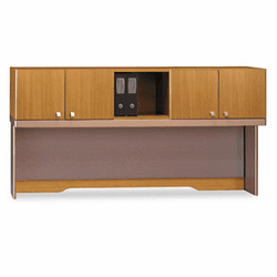 BSHQT1726MC 72"W Overhead (Tall) Box 1 of 2 Quantum Modern Cherry By BUSH INDUSTRIES
