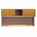 BSHQT1726MC 72"W Overhead (Tall) Box 1 of 2 Quantum Modern Cherry By BUSH INDUSTRIES