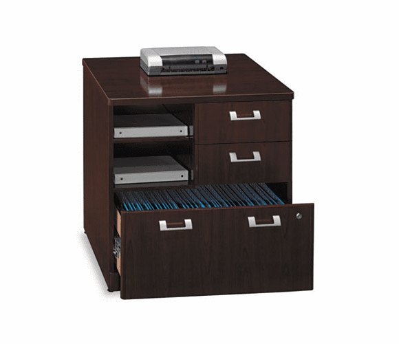 BSHQT255FCS 30"W Piler/Filer Quantum Harvest Cherry By BUSH INDUSTRIES