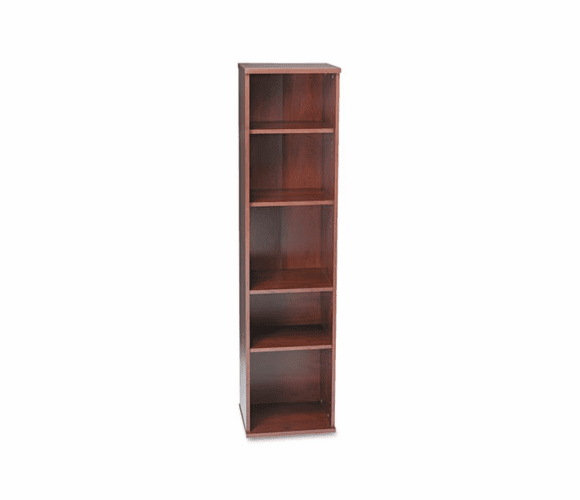BSHWC24412 18"W 5-Shelf Bookcase Series C Hansen Cherry By BUSH INDUSTRIES