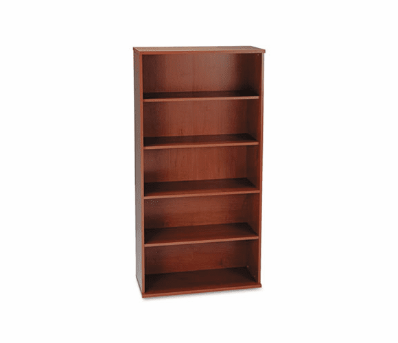 BSHWC24414 36"W 5-Shelf Bookcase Series C Hansen Cherry By BUSH INDUSTRIES