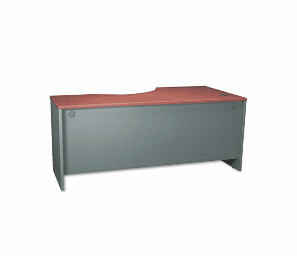 BSHWC24432 72"W LH Corner Module Series C Hansen Cherry/Graphite Gray By BUSH INDUSTRIES