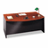 BSHWC24446 72"W Bow Front Desk Shell Series C Hansen Cherry By BUSH INDUSTRIES