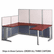 BSHWC36494A203 L-Workstation (Box 2 of 2) Office-in-an-Hour Hansen Cherry By BUSH INDUSTRIES