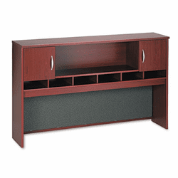 BSHWC36766 72"W Overhead (2 Door) Series C Mahogany By BUSH INDUSTRIES