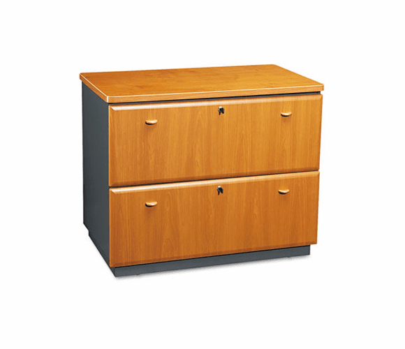 BSHWC57454ASU 36"W 2-Drawer Lateral File (Assembled) Series A Natural Cherry By BUSH INDUSTRIES