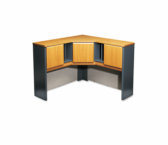 BSHWC57467 48"W Corner Overhead Series A Natural Cherry By BUSH INDUSTRIES