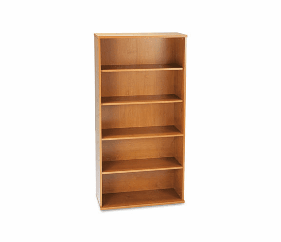 BSHWC72414 36"W 5-Shelf Bookcase Series C Natural Cherry By BUSH INDUSTRIES