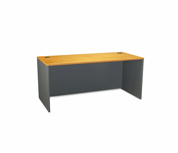 BSHWC72442 66"W Desk Shell Series C Natural Cherry By BUSH INDUSTRIES