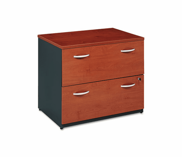 BSHWC72454ASU 36"W 2-Drawer Lateral File (Assembled) Series C Natural Cherry By BUSH INDUSTRIES