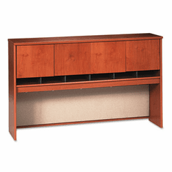 BSHWC72477 72"W Overhead (4 Door) Series C Natural Cherry By BUSH INDUSTRIES