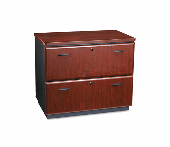 BSHWC94454ASU 36"W 2-Drawer Lateral File (Assembled) Series A Hansen Cherry By BUSH INDUSTRIES