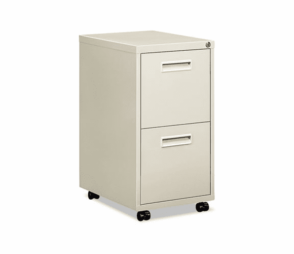 BSX1624MQ Embark Series File/File Pedestal File w/2 "M" Pull Drawers, 22d, Light Gray By BASYX