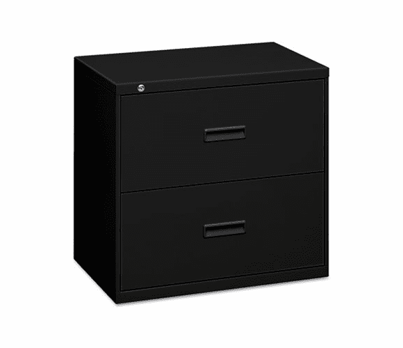 BSX482LP 400 Series Two-Drawer Lateral File, 36w x 19-1/4d x 28-3/8h, Black By BASYX