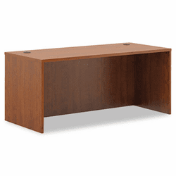 BSXBL2102A1A1 BL Laminate Series Rectangular Desk Shell, 66w x 30w x 29h, Medium Cherry By BASYX