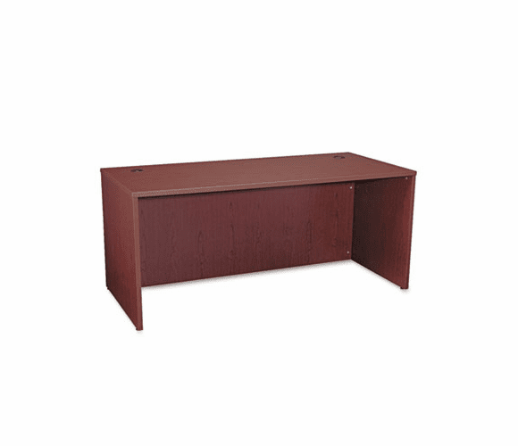 BSXBL2102NN BL Laminate Series Rectangular Desk Shell, 66w x 30w x 29h, Mahogany By BASYX