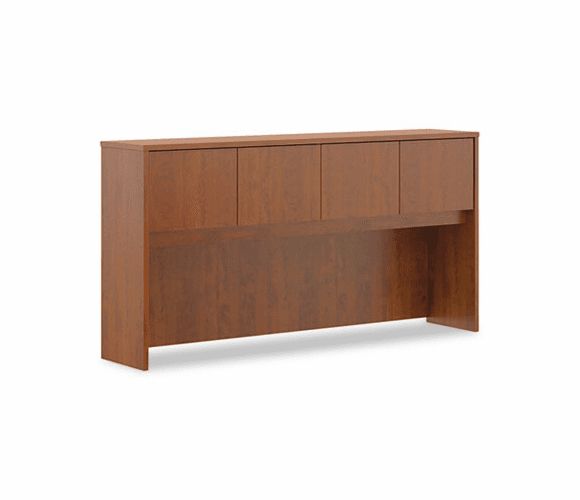 BSXBL2180A1A1 Laminate Hutch With Four Doors, 72w x 14-5/8d x 37-1/8h, Medium Cherry By BASYX