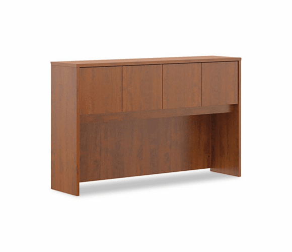 BSXBL2183A1A1 Laminate Hutch With Four Doors, 60w x 14-5/8d x 37-1/8h, Medium Cherry By BASYX
