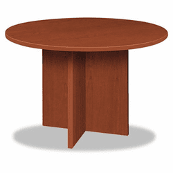 BSXBLC48DA1A1 BL Laminate Series Round Conference Table, 48 dia. X 29-1/2h, Medium Cherry By BASYX