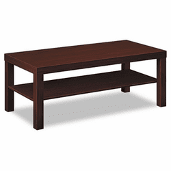 BSXBLH3160N Laminate Occasional Table, 42w x 20d x 16h, Mahogany By BASYX
