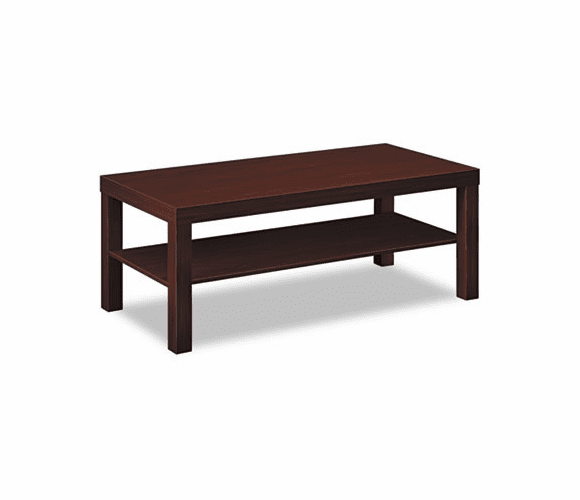 BSXBLH3160N Laminate Occasional Table, 42w x 20d x 16h, Mahogany By BASYX
