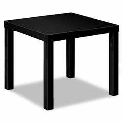 BSXBLH3170P Laminate Occasional Table, 24w x 24d x 20h, Black By BASYX