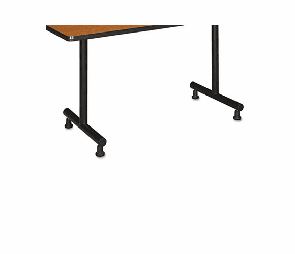 BSXBTB26P T-Leg Training Table Base, 26w x 28-3/8h, Matte Black, 1 Pair By BASYX