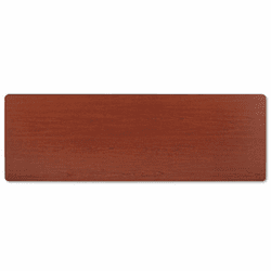 BSXBTR2472NHP Rectangular Training Table Top Without Grommets, 72w x 24d, Bourbon Cherry By BASYX