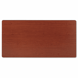 BSXBTR3060NHP Rectangular Training Table Top Without Grommets, 60w x 30d, Bourbon Cherry By BASYX