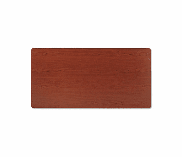BSXBTR3060NHP Rectangular Training Table Top Without Grommets, 60w x 30d, Bourbon Cherry By BASYX