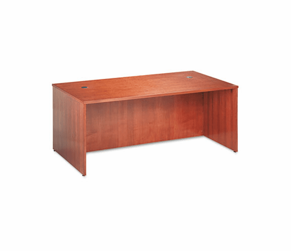 BSXBW2101HH BW Veneer Series Rectangular Desk Shell, 72w x 36w x 29h, Bourbon Cherry By BASYX