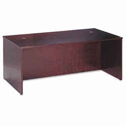 BSXBW2101NN BW Veneer Series Rectangular Desk Shell, 72w x 36w x 29h, Mahogany By BASYX
